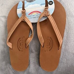 Rainbow Sandals in Tan